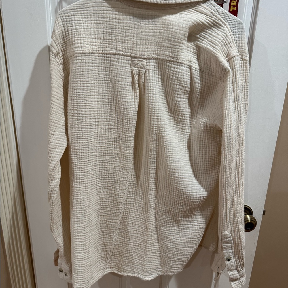 PacSun Cream Textured Top - Picture 3 of 3